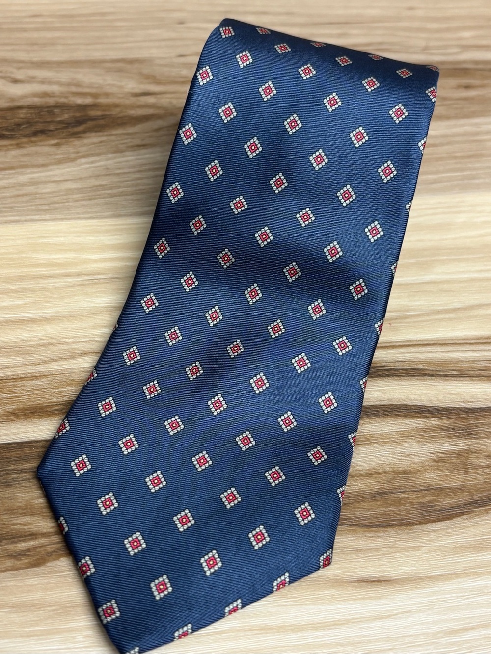 Givenchy monsieur slate blue silk tie size 59” by 3.25”.